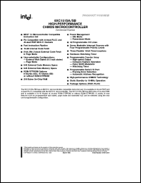 TP83C151SA datasheet: High-performance CHMOS microcontroller. 8 Kbytes ROM, 256 bytes RAM, 16 MHz TP83C151SA