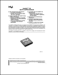 N387SX datasheet: Math coprocessor N387SX