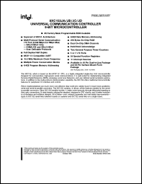 P80C152JA datasheet: Universal communication controller 8-bit microcontroller P80C152JA