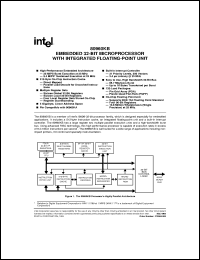 A80960KB-25 datasheet: Embedded 32-bit microprocessor with integrated floating-point unit. A80960KB-25