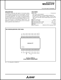 M35501FP datasheet: FLD(VFD) digit expander M35501FP