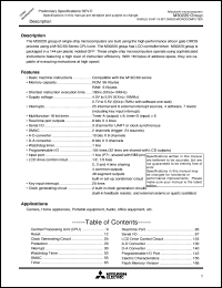 M30220MA-XXXRP datasheet: Single chip 16-bit CMOS microcomputer. RAM 6K bytes, ROM 96K bytes M30220MA-XXXRP