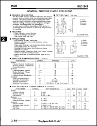 NJL5194K-F20 datasheet: General purpose photo reflector NJL5194K-F20