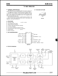 NJM1372AD datasheet: TV video modulator NJM1372AD