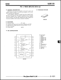 NJM2128M datasheet: PRE power amplifier NJM2128M