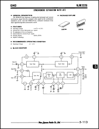 NJM2229S datasheet: Synchronous separation with AFC NJM2229S