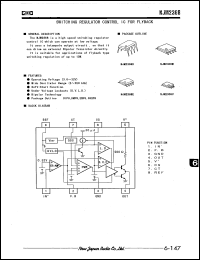 NJM2368D datasheet: Switching regulator control IC NJM2368D