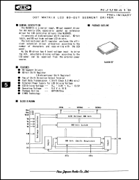 NJU6415F datasheet: Dot matrix LCD 80-out segment driver NJU6415F