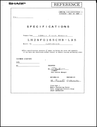 LH28F016SCR-L95 datasheet: LH28F016SCR-L95 16M (2M x 8)Smart Voltage Flash Memory LH28F016SCR-L95