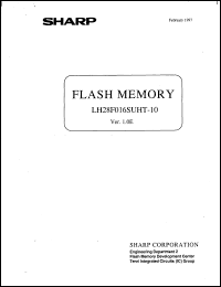 LH28F016SUHT-10 datasheet: LH28F016SUHT-10 16M (2M x 8)5V Single Voltage Flash Memory LH28F016SUHT-10