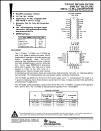 TLC7628IN datasheet:  8-BIT, 0.1 US DUAL MDAC, PARALLEL OUT, FAST CONTROL SIGNALLING FOR DSP TLC7628IN