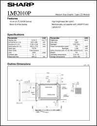 LM32010P datasheet: Medium size craphic type LCD module LM32010P