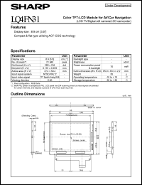 LQ4FN31 datasheet: Color TFT-LCD module for AV/Car navigation LQ4FN31