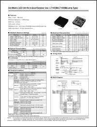 LT1455M datasheet: Dot matrix LED unit for outdoor use LT1455M