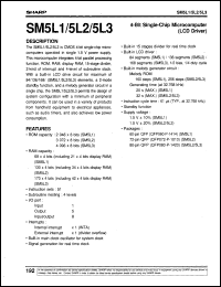 SM5L2 datasheet: 4-bit single-chip microcomputer(LCD driver) SM5L2