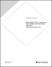 SDA9589X datasheet: High-end picture-in-picture ICs SDA9589X