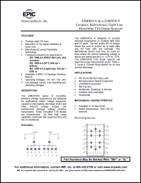 EIMD05C8 datasheet: Monolithic transient voltage supressor EIMD05C8