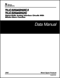 TLC320AD52CDWR datasheet:  SINGLE CHANNEL CODEC W/MASTER-SLAVE FUNCTION (1 SLAVE) TLC320AD52CDWR
