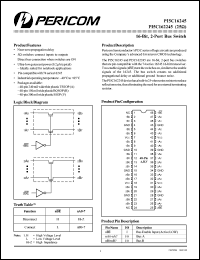 PI5C162245B datasheet: 16-bit,2-port bus switch PI5C162245B