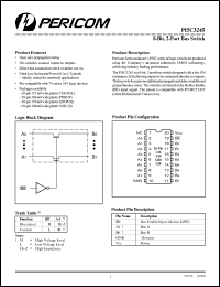 PI5C3245Q datasheet: 8-bit,2-port bus switch PI5C3245Q