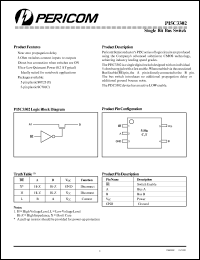 PI5C3302C datasheet: Single bus switch PI5C3302C