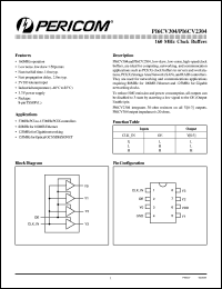 PI6CV2304L datasheet: 160 MHZ clock buffer PI6CV2304L