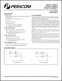 PI74FCT16827TA datasheet: Fast CMOS 20-bit buffer PI74FCT16827TA