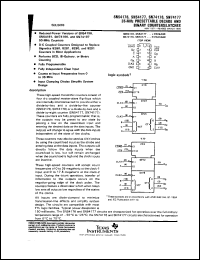 SNJ54176J datasheet:  35-MHZ PRESETTABLE DECADE COUNTERS/LATCHES SNJ54176J