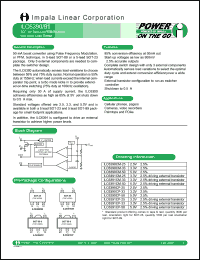 ILC6390CP-50 datasheet: 5V Step-up PFM switcher with auto-load sense ILC6390CP-50