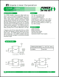 ILC6660IK datasheet: CMOS monolithic voltage converter ILC6660IK