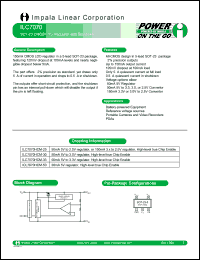 ILC7070HCM-50 datasheet: 5V CMOS LDO regulator with shutdown ILC7070HCM-50