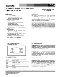 IS24C16-GI datasheet: 16,384-bit serial electrically erasable PROM IS24C16-GI