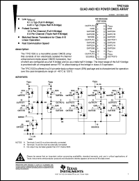 TPIC1533DW datasheet:  QUAD AND HEX POWER DMOS ARRAY TPIC1533DW