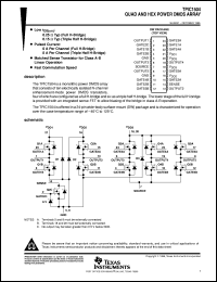 TPIC1504DWR datasheet:  QUAD AND HEX POWER DMOS ARRAY TPIC1504DWR