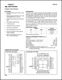 UC5172N datasheet:  OCTAL LINE DRIVER WITH LONG LINE DRIVE UC5172N
