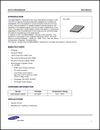 S5C7212X01-E0R0 datasheet: Timing & sync. generator for B/W CCD S5C7212X01-E0R0