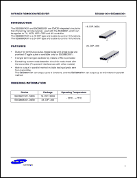 S5C7214X01-E0R0 datasheet: Timing & sync. generator for B/W CCD S5C7214X01-E0R0