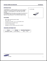 S5C7320X01-T0R0 datasheet: Receiver. Applications: camcorder, surveillance camera, multimedia PC (MMPC) camera S5C7320X01-T0R0