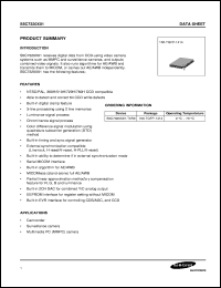 KC73129UCA datasheet: 1/3 inch CCD image sensor for PAL camera KC73129UCA