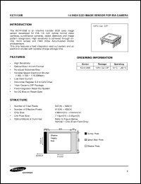 S5F429PX03-LDB0 datasheet: 1/4 inch CCD image sensor for PAL camera S5F429PX03-LDB0