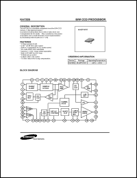 KA7305 datasheet: B/W CCD processor KA7305