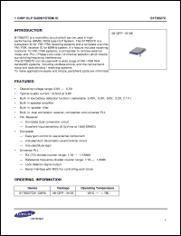 KT8554BD datasheet: 1 chip CODEC KT8554BD