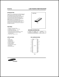 KA8515 datasheet: FM IF receiver for flex pager KA8515