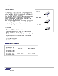 KS8808 datasheet: PLL frequency synthesizer for pager KS8808