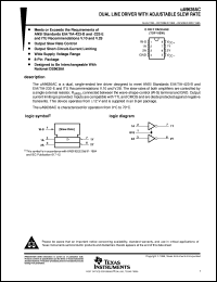 UA9636ACDR datasheet:  DUAL LINE DRIVER WITH ADJUSTABLE SLEW RATE UA9636ACDR