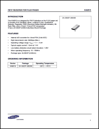 KS0070B datasheet: 16com/80seg driver & controller for dot matrix LCD KS0070B