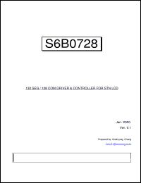 S6C0671 datasheet: 8 bit 384 channel TFT-LCD source driver S6C0671