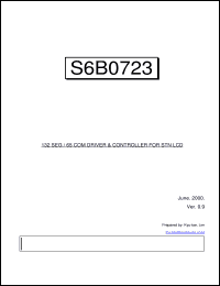 S6C0672 datasheet: 8 bit 384 channel TFT-LCD source driver S6C0672