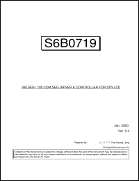 KS0652 datasheet: 6 bit 300/309 channel TFT-LCD source driver KS0652