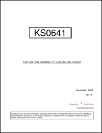 KS57C0301 datasheet: Single-chip CMOS microcontroller KS57C0301